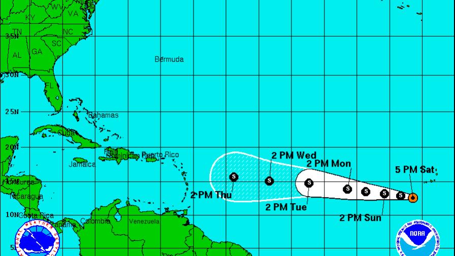 Se forma Grace, la séptima tormenta tropical en el Atlántico Se forma Grace, la séptima tormenta tropical en el Atlántico
