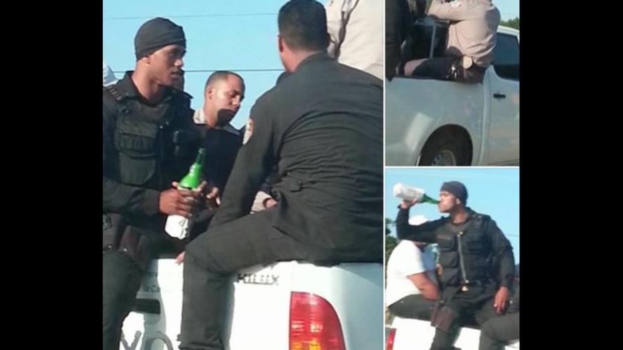 Policía cancela y somete a la justicia a 11 agentes por tomar alcohol uniformados 