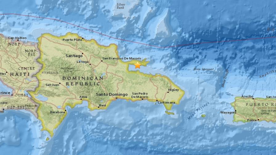 Se registra sismo de 4.1 grados en Samaná