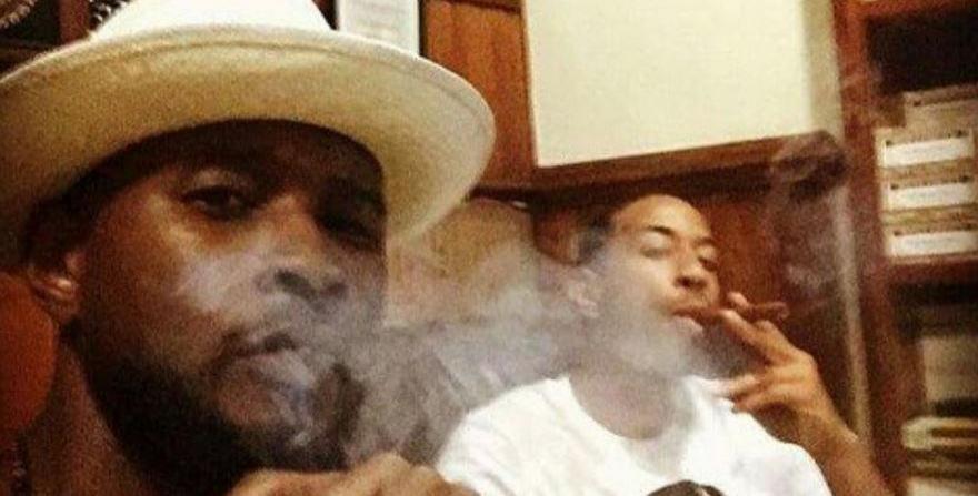 Usher y Ludacris disfrutan los puros de La Habana