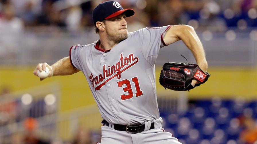 Max Scherzer lanza 8 innings con autoridad; Nacionales ganan 