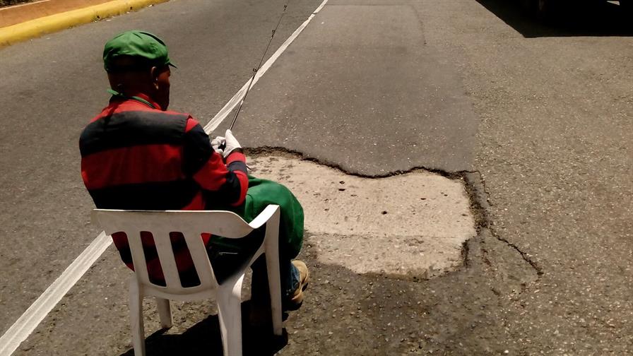 En Las Américas, ¡hay un hoyo!