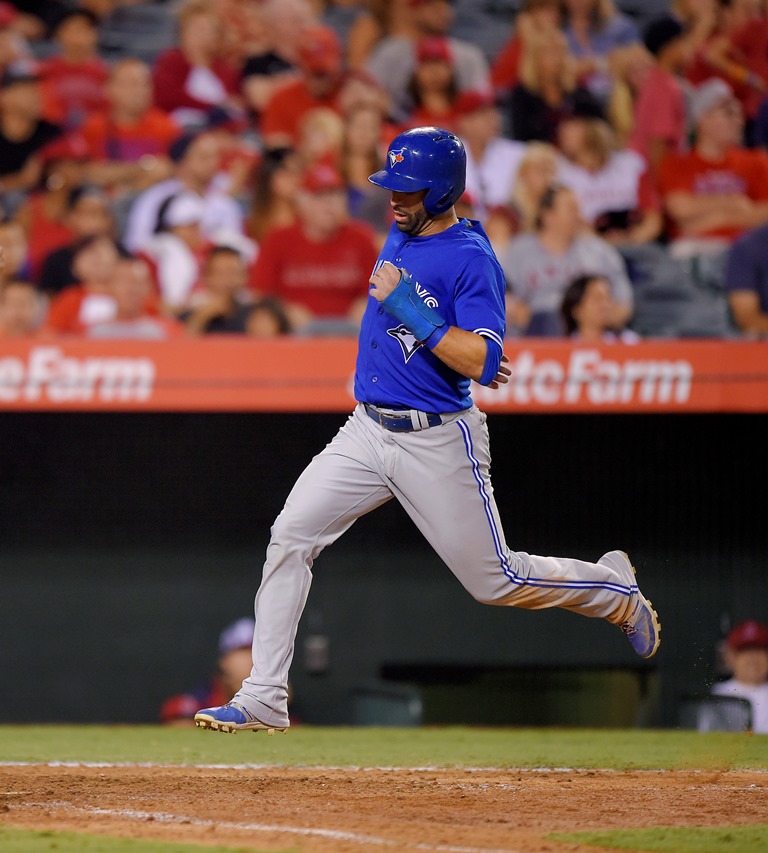 José Bautista tiene 98 vueltas anotadas es segundo en el liderato de la Liga Americana