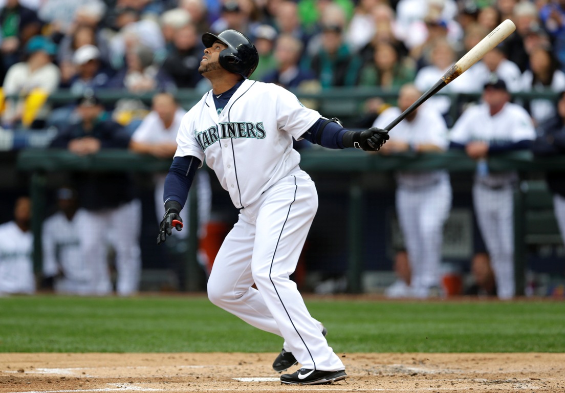 Nelson Cruz tiene 41 jonrones en la presente temporada en la Liga Americana, segundo de Chris Davis