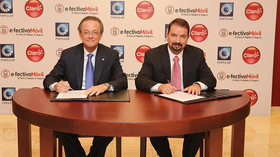 Claro y el Banco Popular presentan e.fectivo Móvil