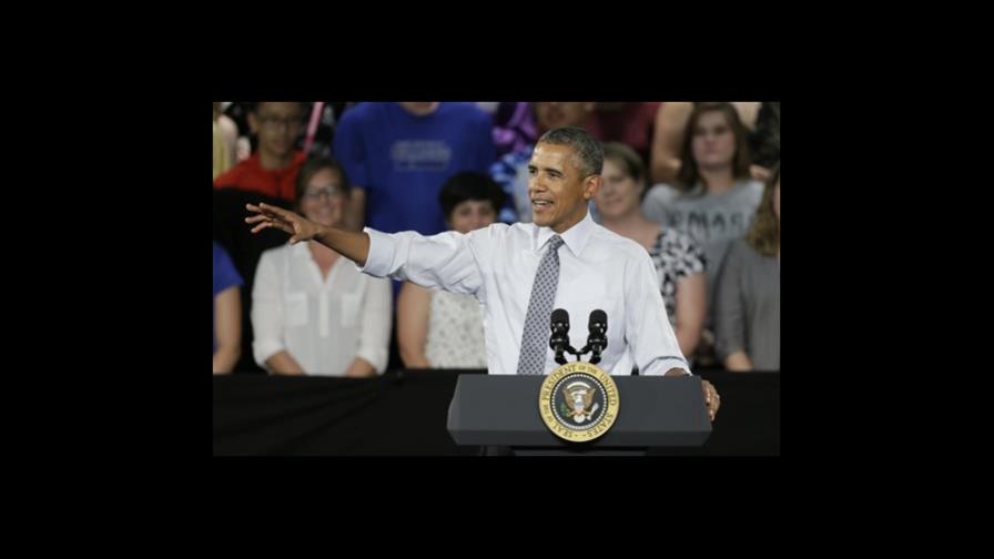 Obama cuestiona mensaje de Trump y afirma que EE.UU. “es grande ahora mismo” 