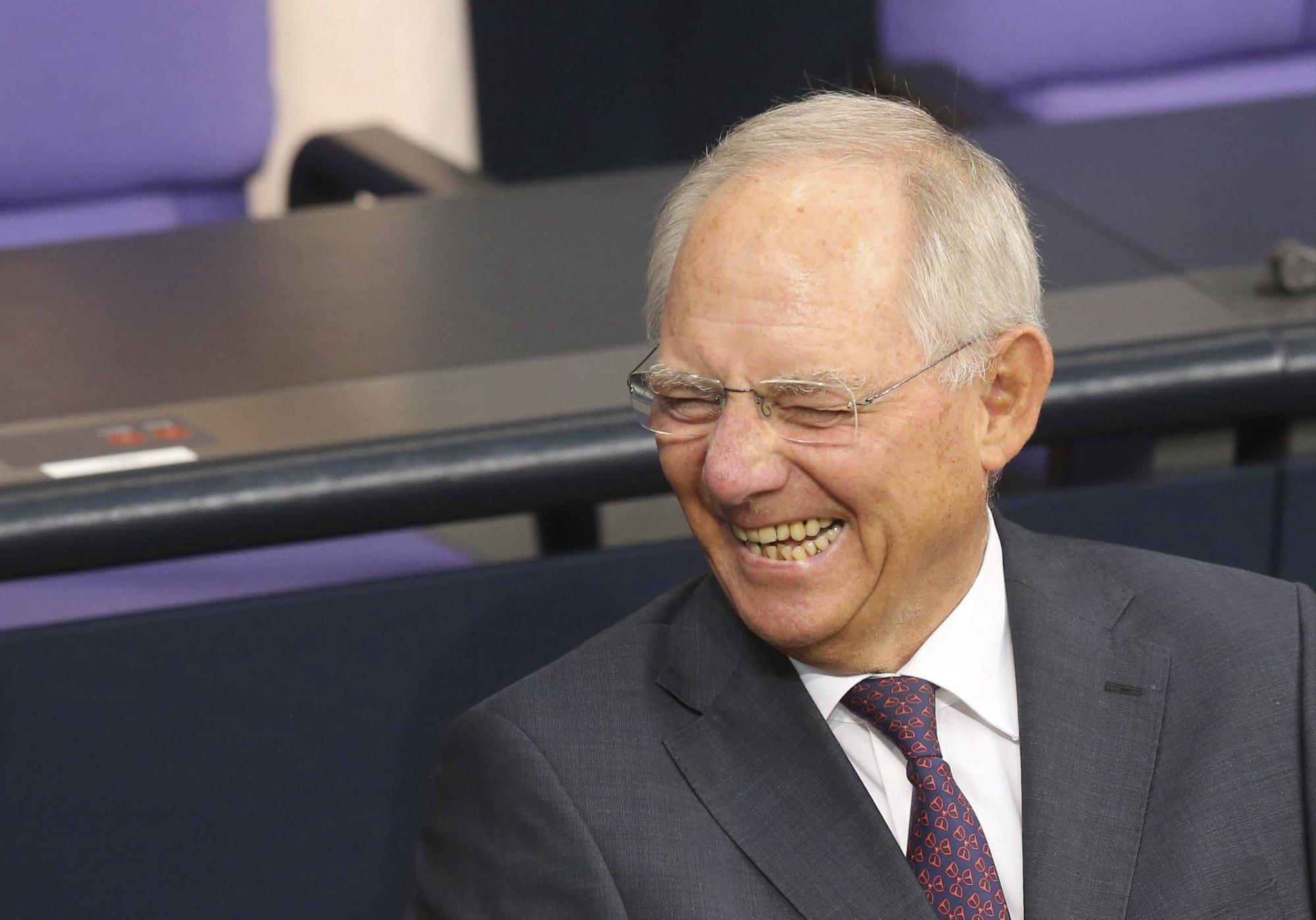 El ministro alemán de Finanzas, Wolfgang Schäuble. 