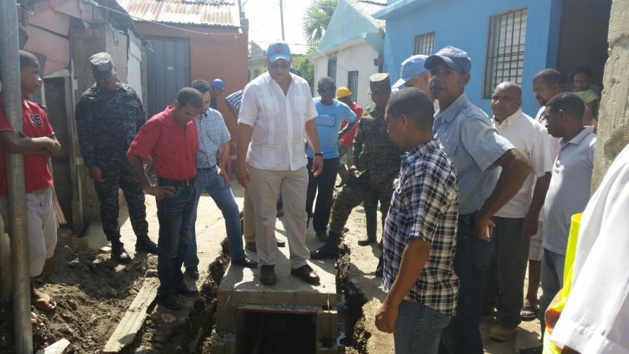 La CAASD afirma que los trabajos de saneamiento de la cañada El Arrozal se encuentran en más de un 40% ejecutados