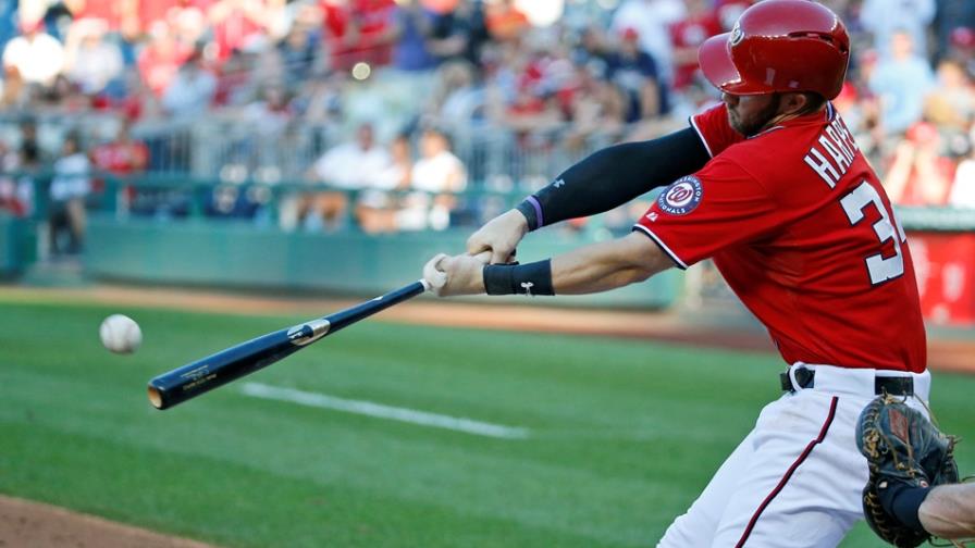 Bryce Harper llega a 41 jonrones en triunfo de Nacionales sobre Marlines 