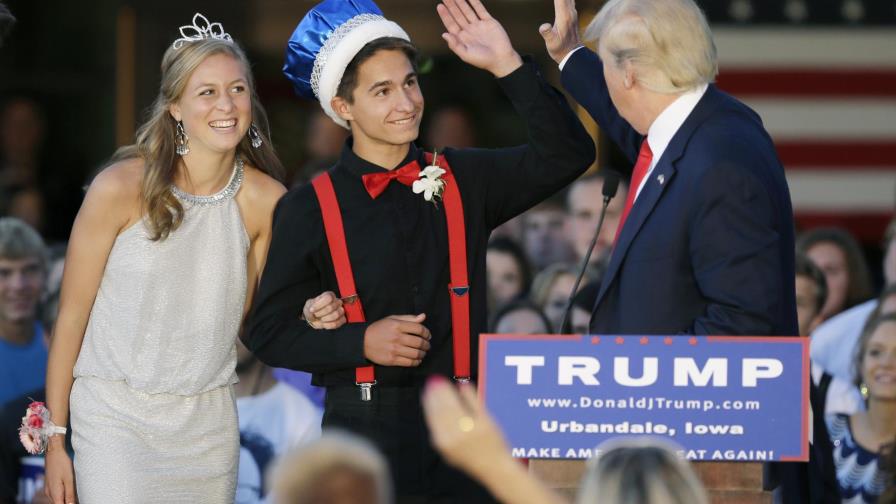 Trump a jóvenes: Sigan al corazón, hagan lo que les guste 