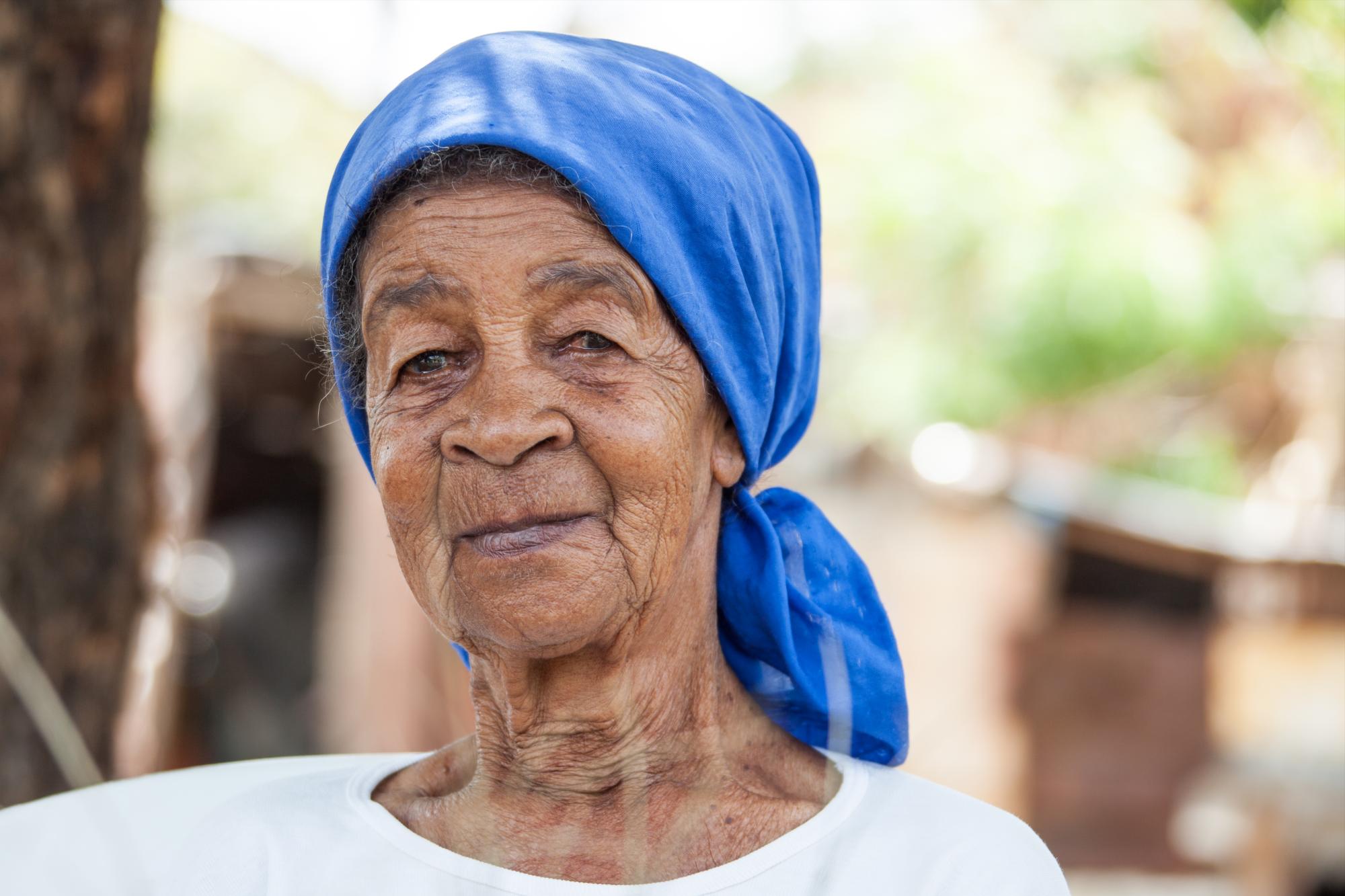 Rafaela Antonia Martínez también hace macutos en Las Tablas.