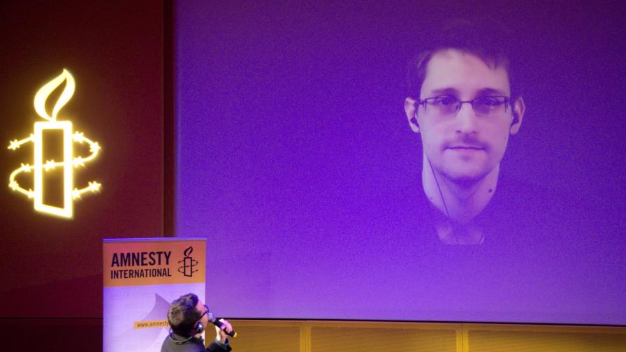 Snowden aparece vía video en foro realizado en NY 