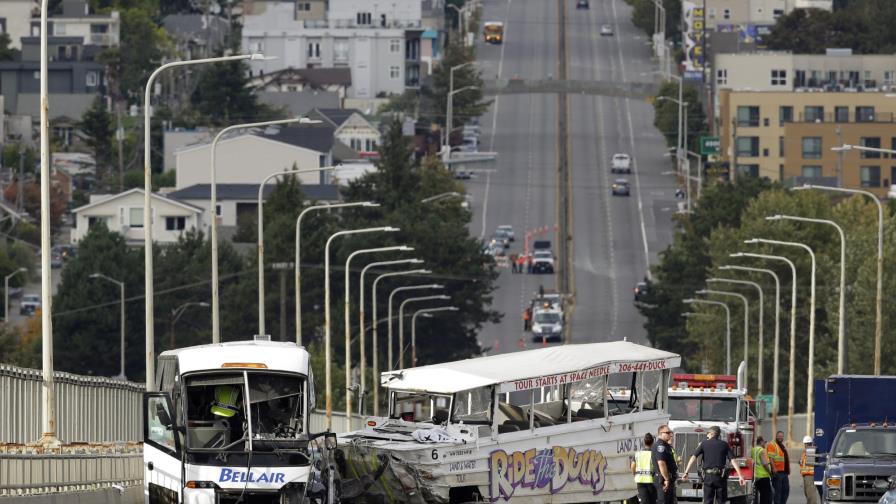 Los heridos por accidente en Seattle, en cuidados intensivos 