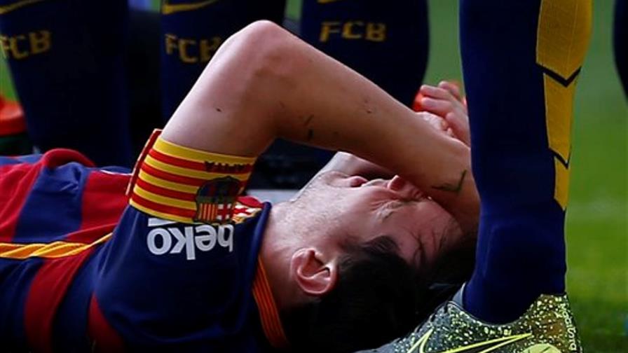 Oficial: Messi sufre rotura de ligamento y estará dos meses de baja 