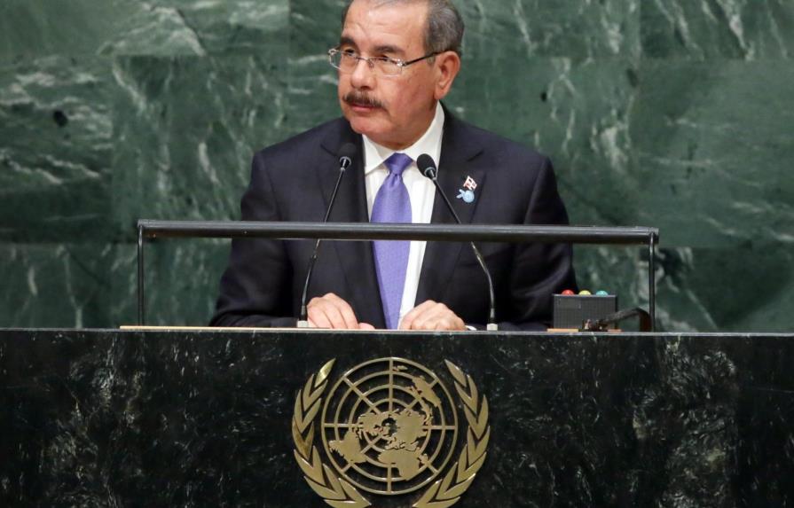 Danilo proclama en la ONU compromiso del país con los Objetivos y la Agenda de Desarrollo 2030