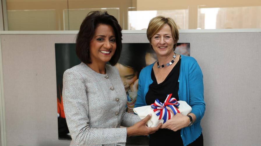 Primera Dama se reúne en Nueva York con directora adjunta de Unicef