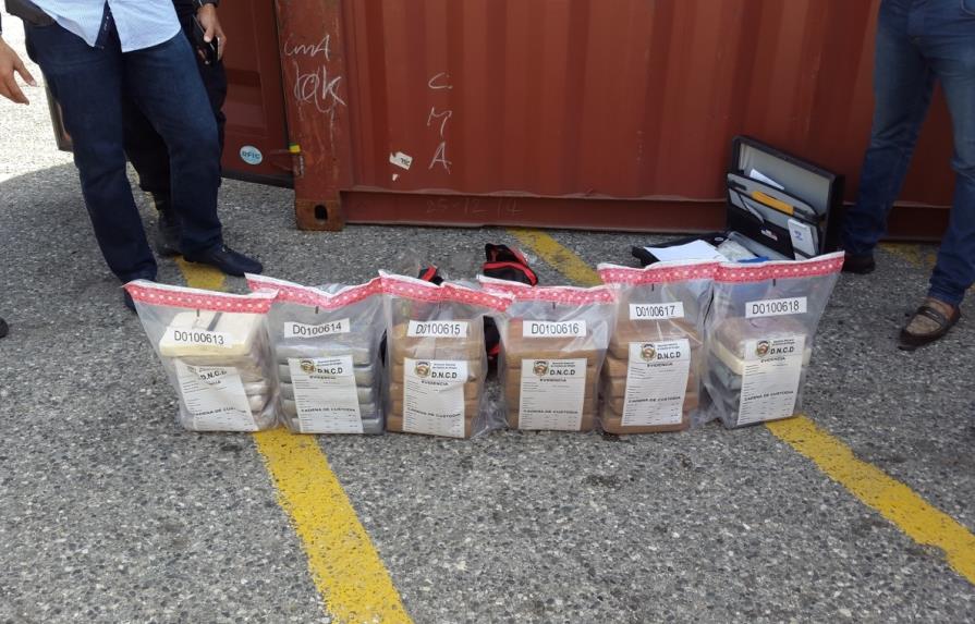 Decomisan 31 paquetes de narcóticos que viajaban solos en un contenedor