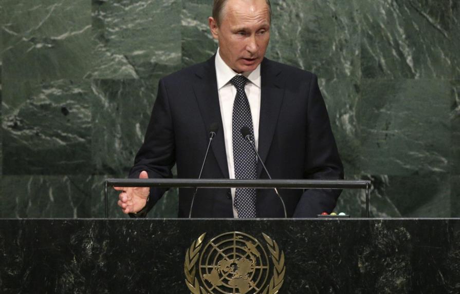 Putin propone amplia coalición internacional para luchar contra el terrorismo 