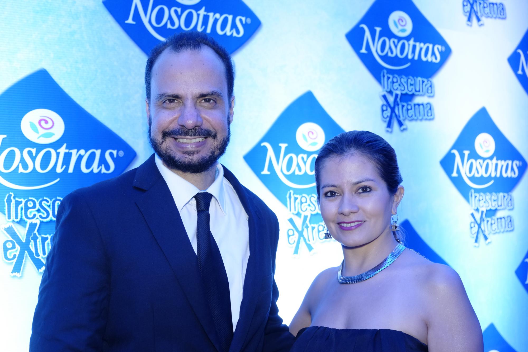 Juan Carlos Saavedra y Aura Varela.