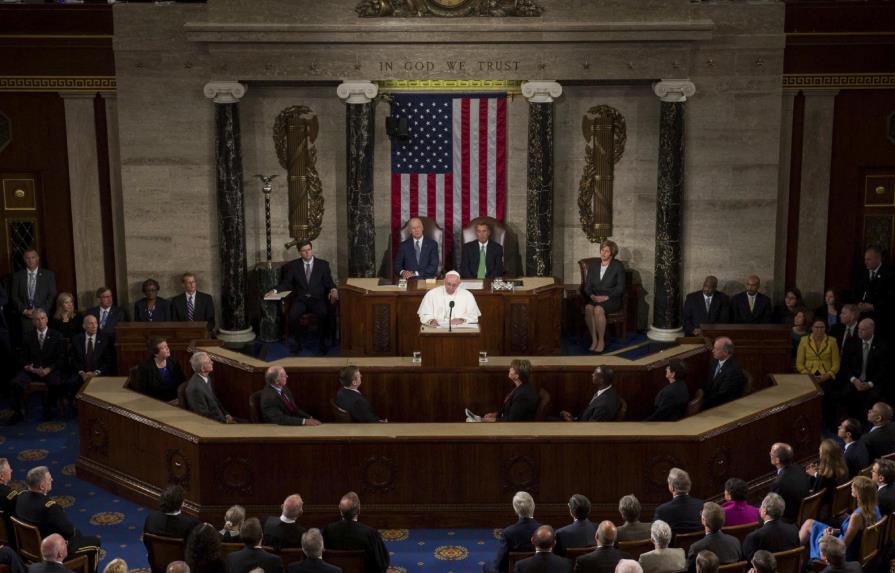 El papa Francisco en el Congreso de Estados Unidos