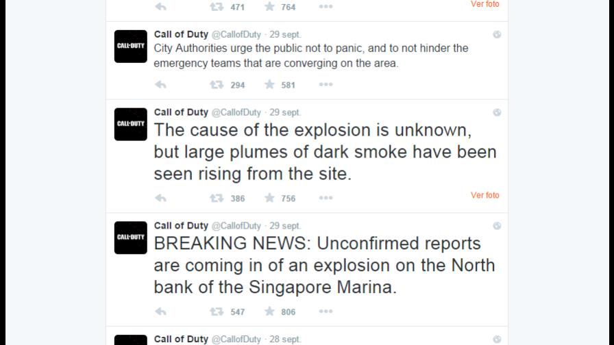 Tuits promoviendo videojuego “Call of Duty” causan polémica 