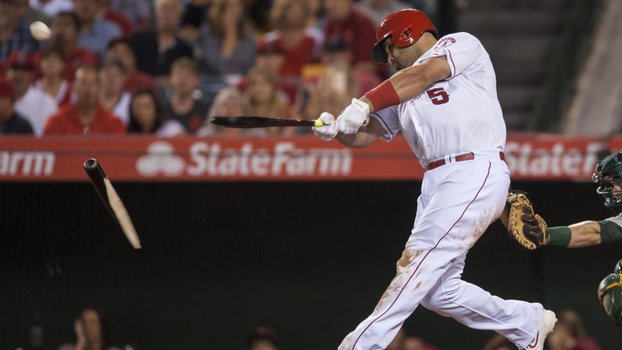 Pujols y los extrabases de hits