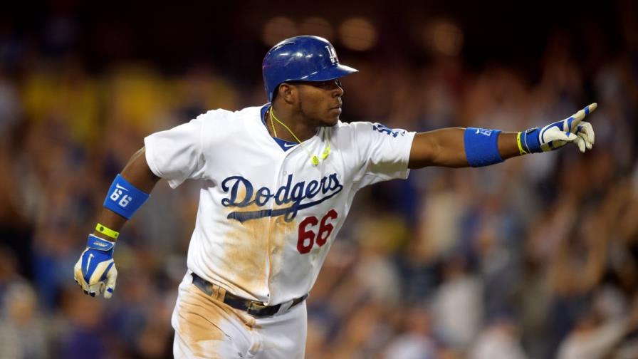 Yasiel Puig fue activado este sábado por los Dodgers