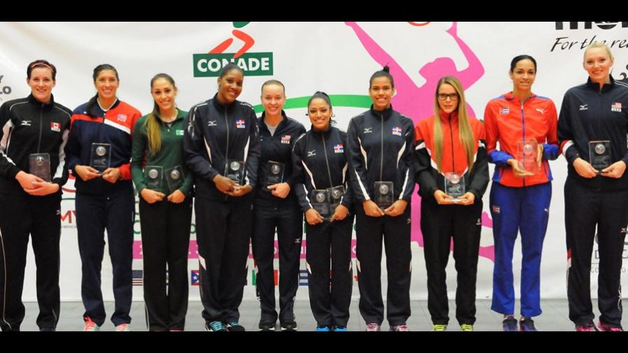 Niverka, Yonkaira y Brenda Castillo, quedaron en “Sexteto Estrella” del NORCECA