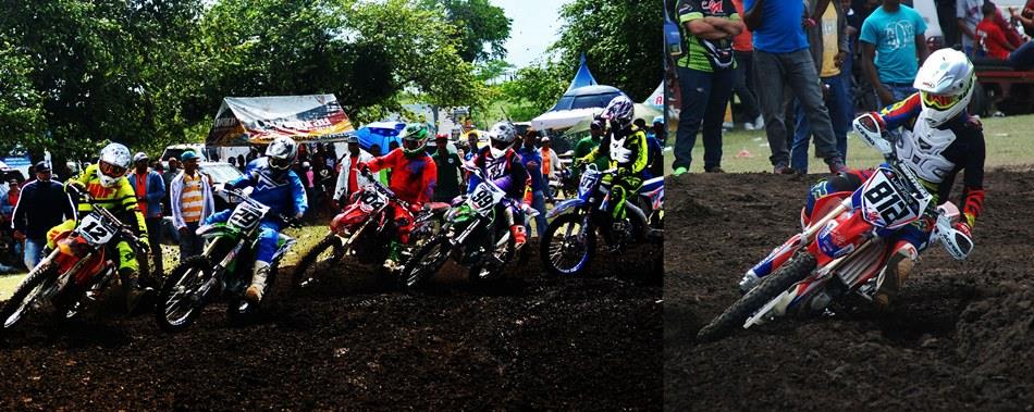 Costarricense Castillo y dominicano Durán ganan MX-1 y MX-2 motocross en Dajabón