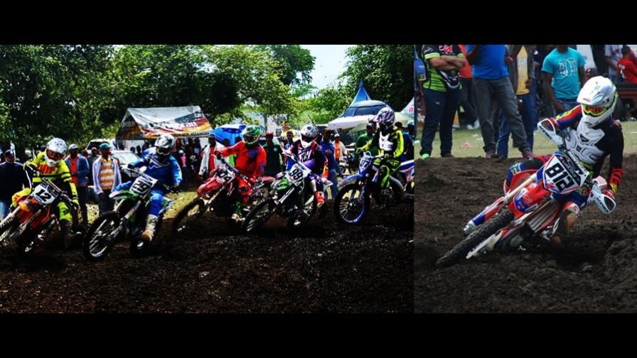 Costarricense Castillo y dominicano Durán ganan MX-1 y MX-2 motocross en Dajabón