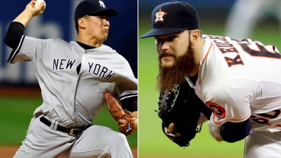 Keuchel y Tanaka suben telón de playoffs en las Grandes Ligas