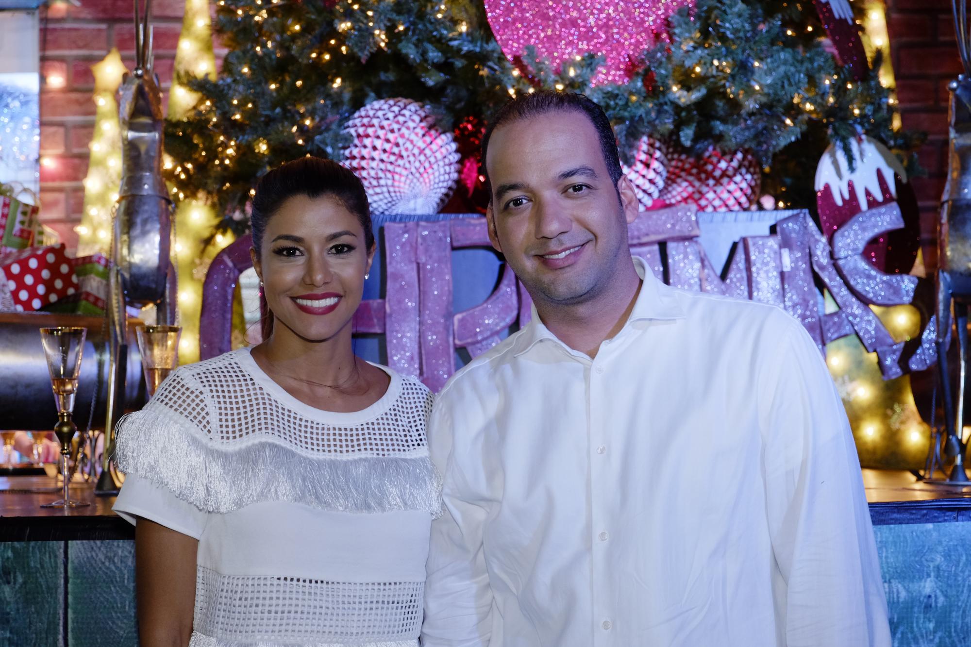 Evelina Rodríguez y Rafael Santana.