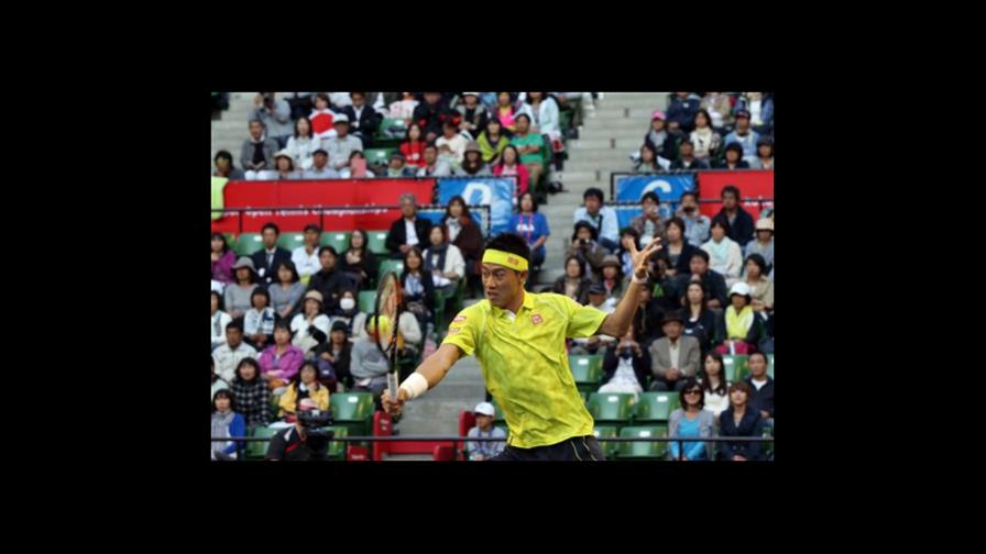Nishikori avanza a cuartos de final en Japón 