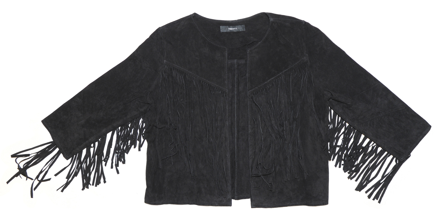 Chaqueta estilo boho. Forever 21 / Ágora Mall. RD$2.935