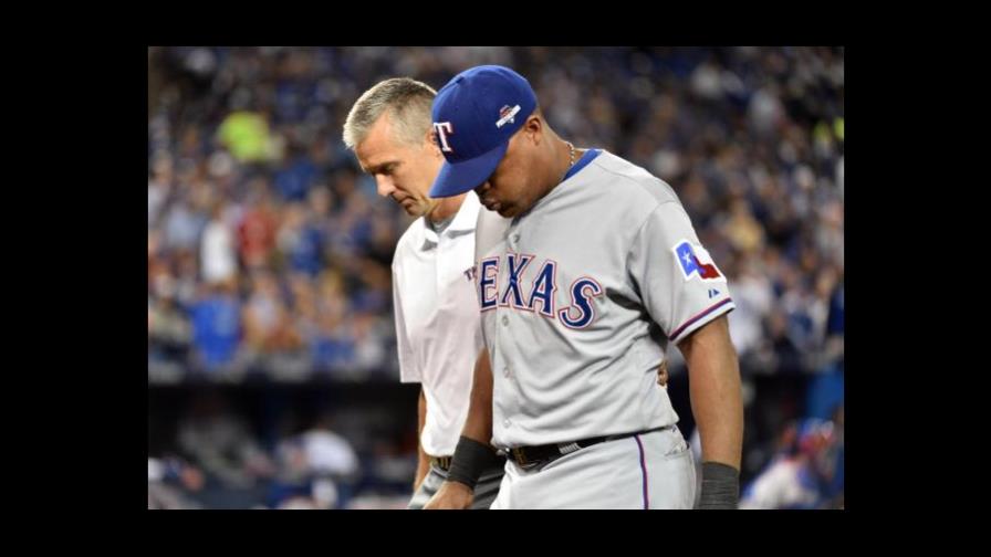 Adrián Beltré y José Bautista salen lastimados y están cuestionables