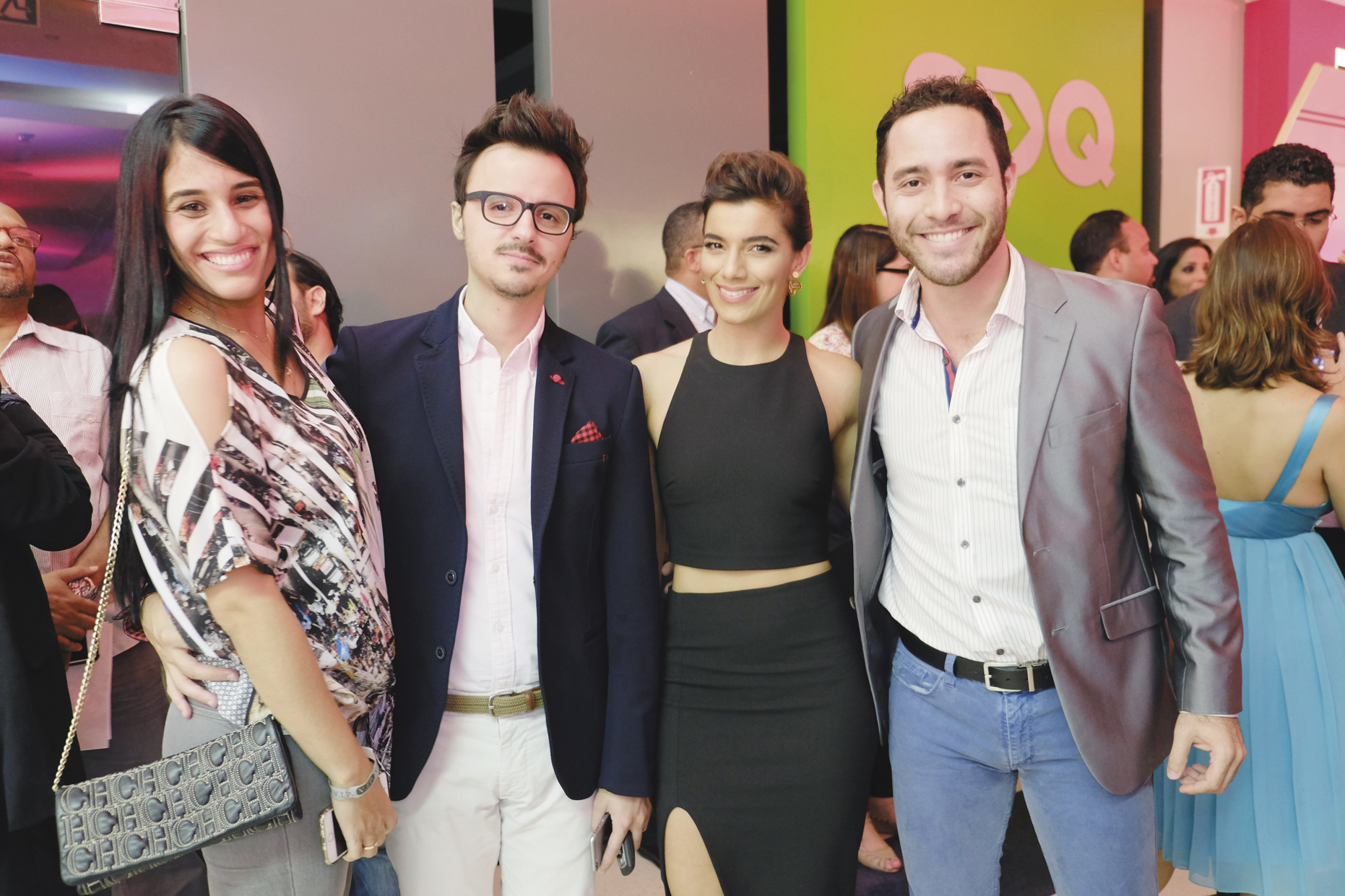 Hannelore Valdez, José Ramón Alamá, Nashla Bogaert y Raeldo López.