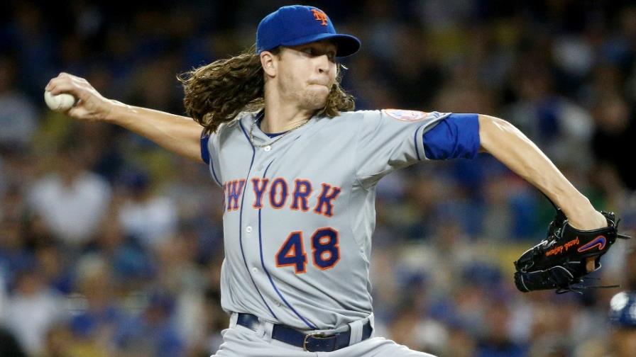 DeGrom supera a Kershaw y Mets a Dodgers DeGrom supera a Kershaw y Mets a Dodgers