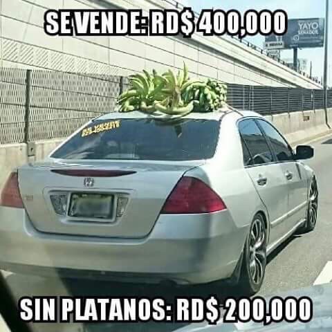 Sátira por el incremento del precio del plátano en las redes sociales.