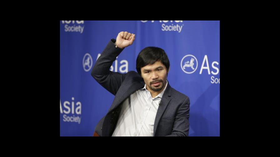 Pacquiao afirma que su hombro se recuperó al 80 o 90% 