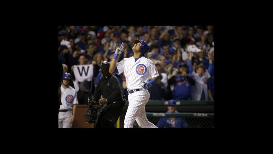 Starlin Castro da jonrón  en triunfo de los Cubs; Serie a favor de los Cubs 2-1