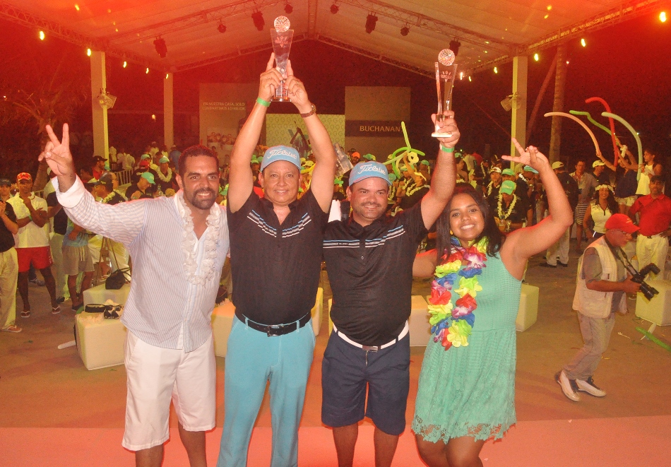 Matías Mutt y Enrique Rodriguez ganadores del Mejor Score Gross Overall 