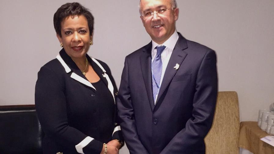 Domínguez Brito y la fiscal general de EEUU conversan sobre la delincuencia organizada