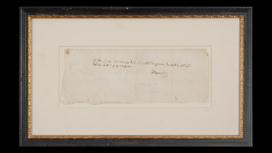 Carta escrita por Mozart es subastada en $217 mil dólares