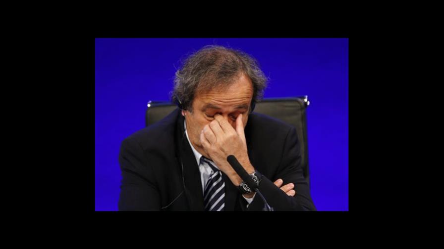 Platini: “Soy a prueba de balas”; asegura mantener apoyo 