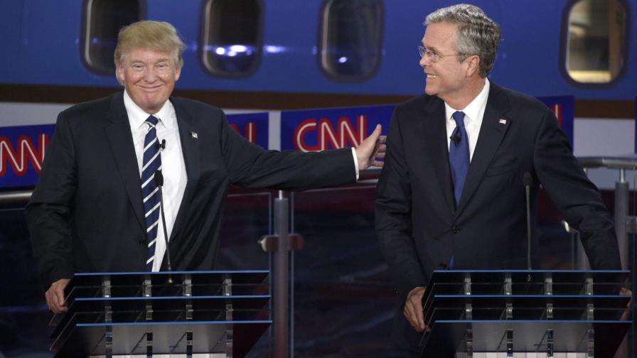 Trump sigue en cabeza entre los republicanos y Bush se hunde, según sondeo