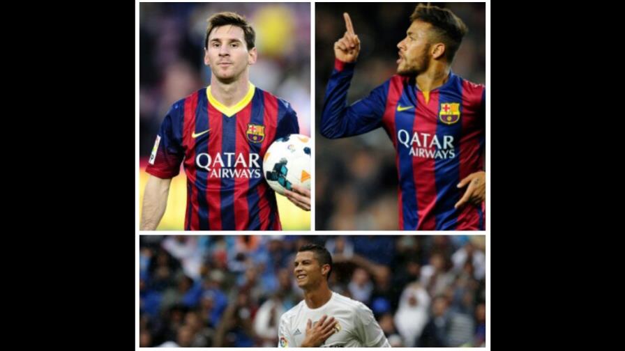 Cristiano, Messi y Neymar encabezan lista para Balón de Oro 