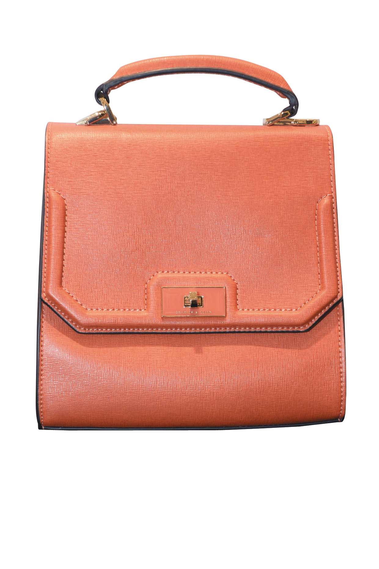Orange bag small – Charles & Keith, Blue Mall.