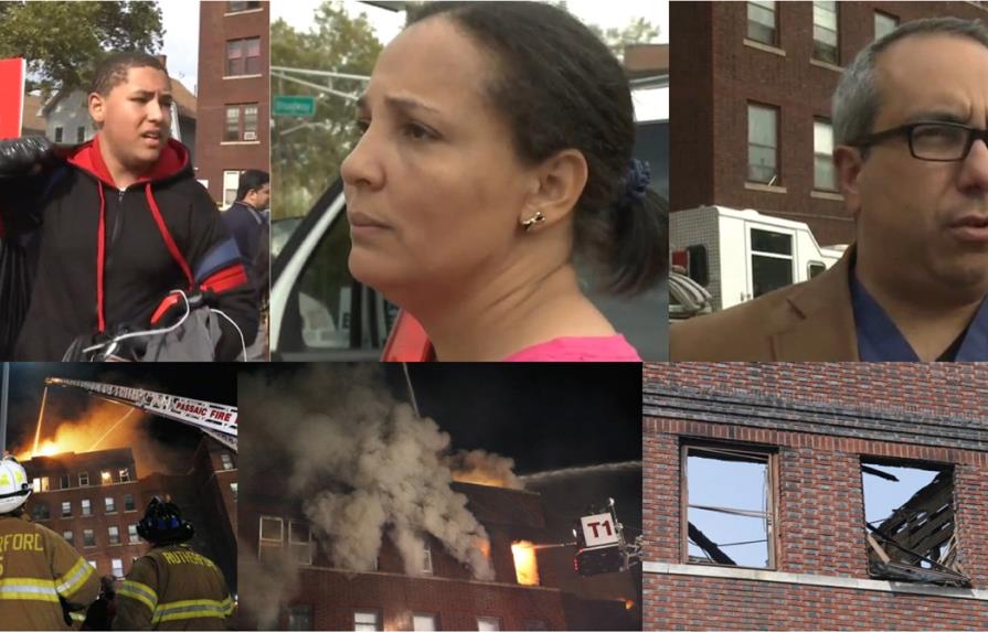 Evacuan a dominicanos de edificio incendiado en Nueva Jersey 