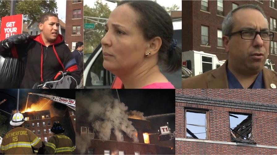 Evacuan a dominicanos de edificio incendiado en Nueva Jersey 
