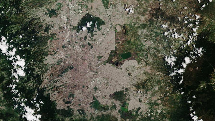 La ESA difunde la última foto satelital de la ciudad de México
